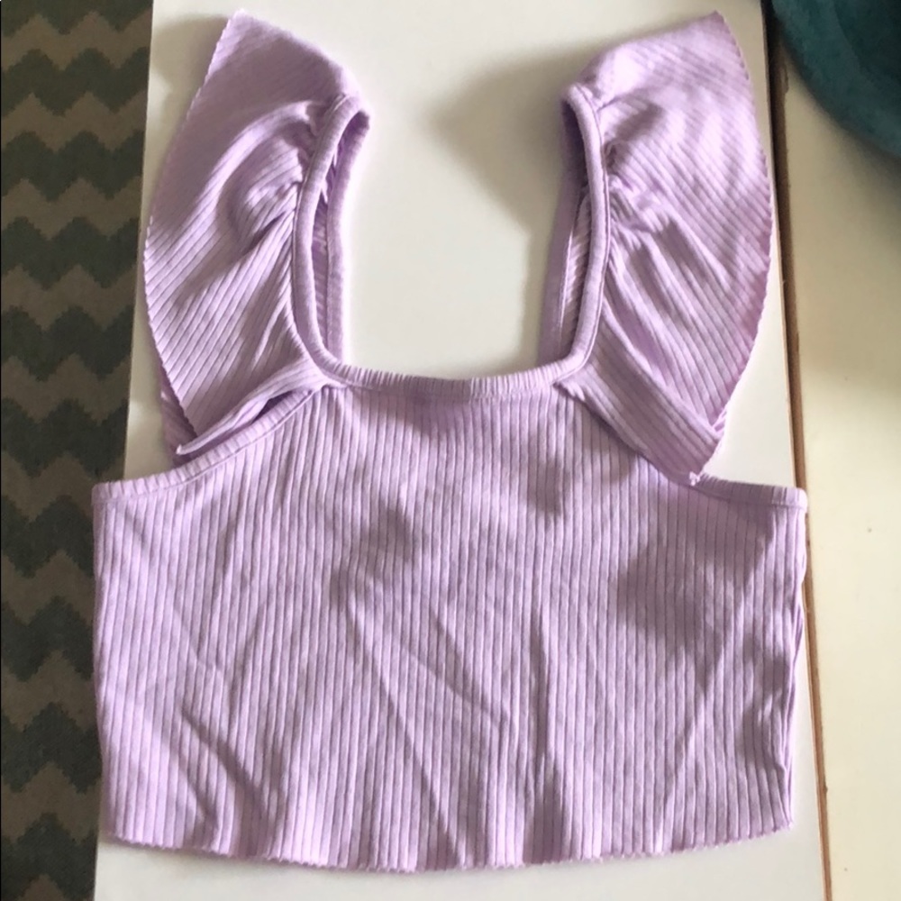 Zara Butterfly Crop Top
